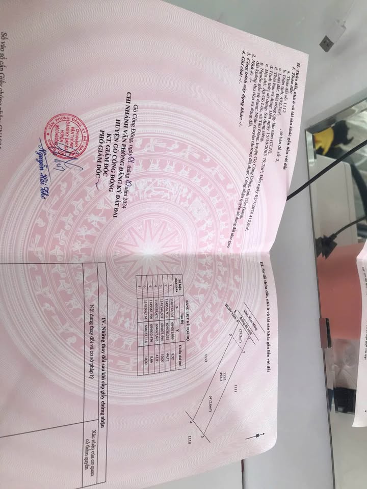 Đất nền Tân Đông Gò Công Đông 490m² giá 460 triệu - Sổ đỏ chính chủ