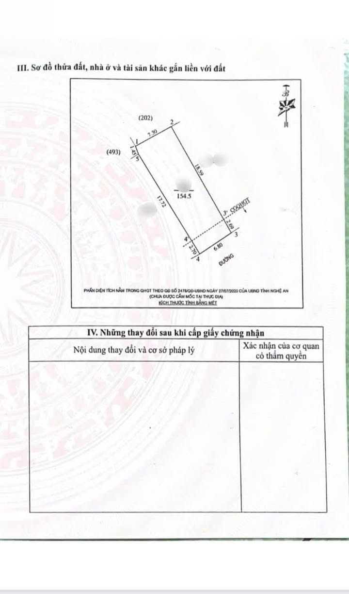 Đất nền xóm 18 Nghi Phú, 154.5m², giá 4.62 tỷ - Đường rộng ô tô tránh nhau!