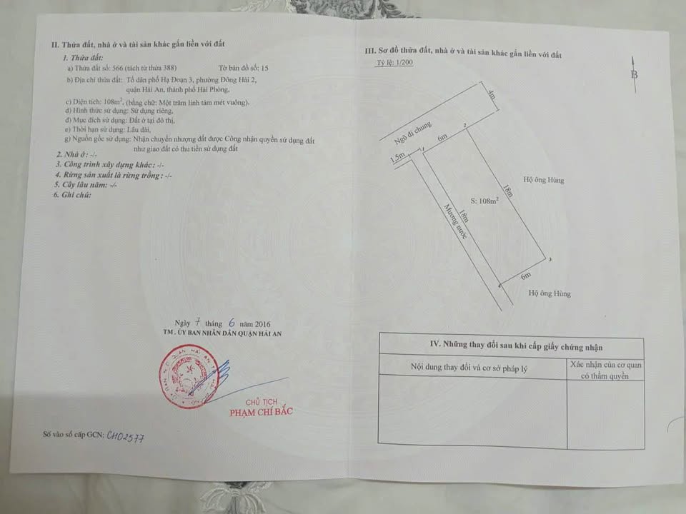 Biệt thự đường Hạ Đoạn 3, Hải Phòng 108m² giá 3.672 tỷ - Đầu tư lý tưởng!