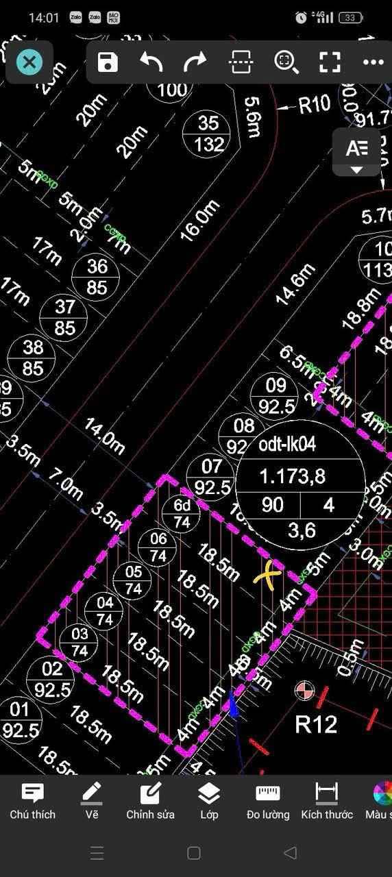 Đất nền Nhơn Phú - Quy Nhơn 74m² giá 2.3 tỷ - Cơ hội tuyệt vời cho nhà đầu tư!