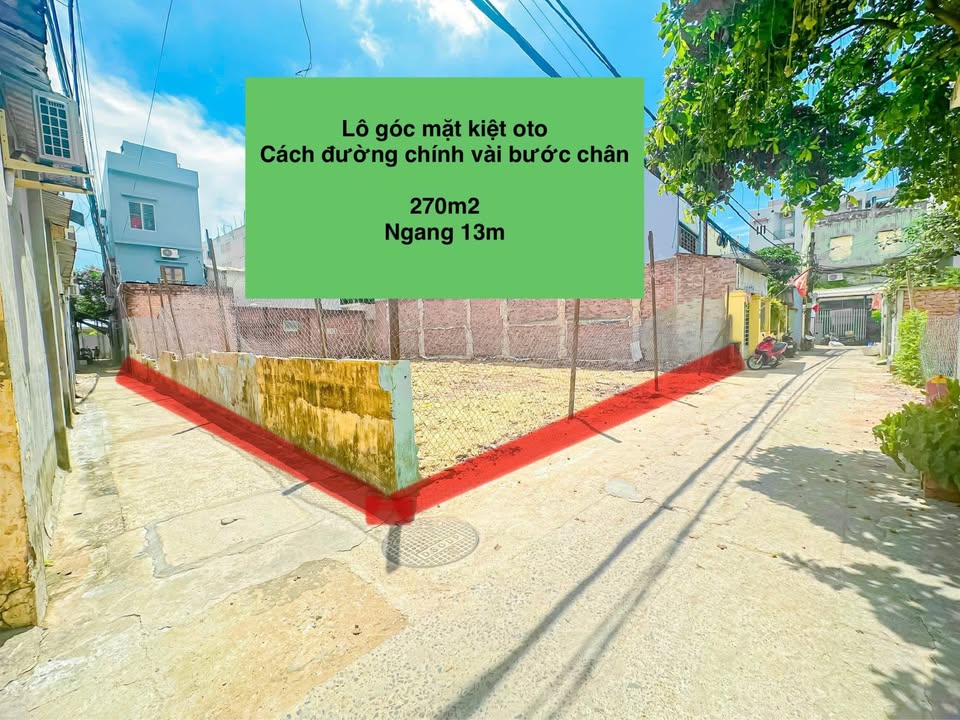 Đất lô góc 270m² đường Phan Tứ, Đà Nẵng giá 27 tỷ - Cách biển Mỹ Khê chỉ 300m!