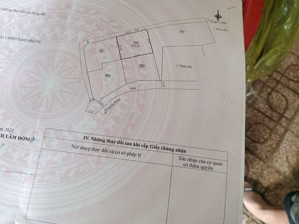 Đất nông nghiệp Nguyễn Siêu, Langbiang 525m² chỉ 5.775 tỷ - Đường ô tô, cao thoáng!