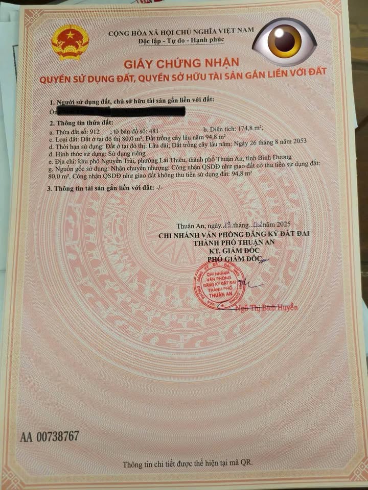 Đất nền mặt tiền đường Nguyễn Trãi, Lái Thiêu 174m² giá chỉ 8.74 tỷ - Cơ hội đầu tư hấp dẫn!