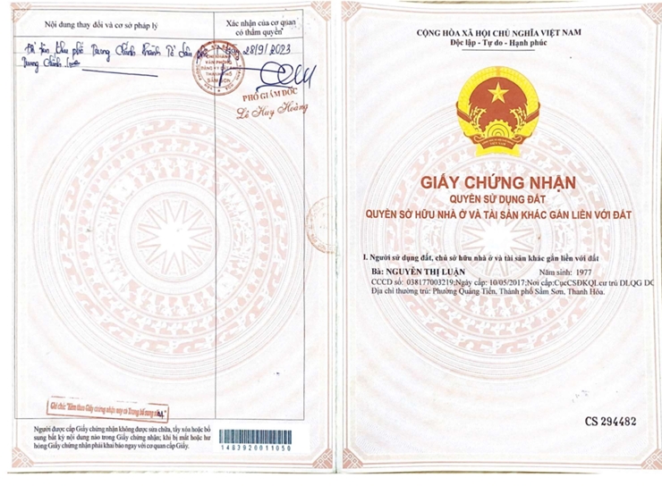 Đất thổ cư phường Quảng Cư, TP. Sầm Sơn 120m² giá 1.5 tỷ - Cơ hội đầu tư tuyệt vời!