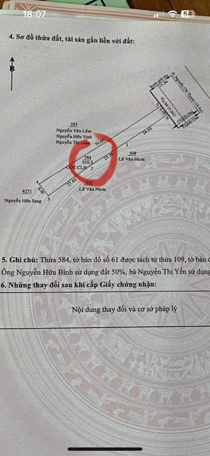 Mặt tiền Nguyễn Chí Thanh Dĩ An 474m² giá chỉ 6.5 tỷ - Cơ hội đầu tư cực tốt!