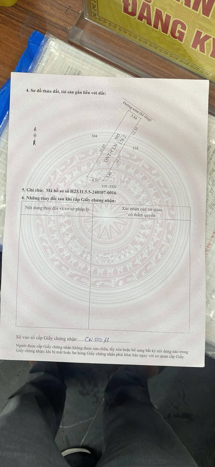 Đất nền Đoàn Thượng, Gia Lộc 178m² giá 1 tỷ - Cơ hội đầu tư hiếm có!