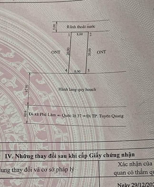 Đất mặt đường QL 37, Yên Sơn, Tuyên Quang 160m² giá 3.3 tỷ - Cơ hội đầu tư tuyệt vời!