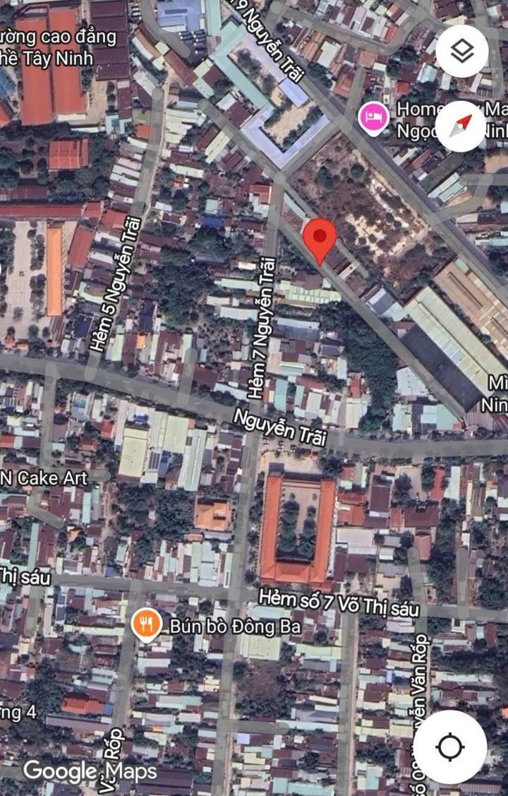 Đất thổ cư 110m² tại Hẻm Nguyễn Trãi, Phường 3, Tây Ninh - Giá chỉ 990 triệu!