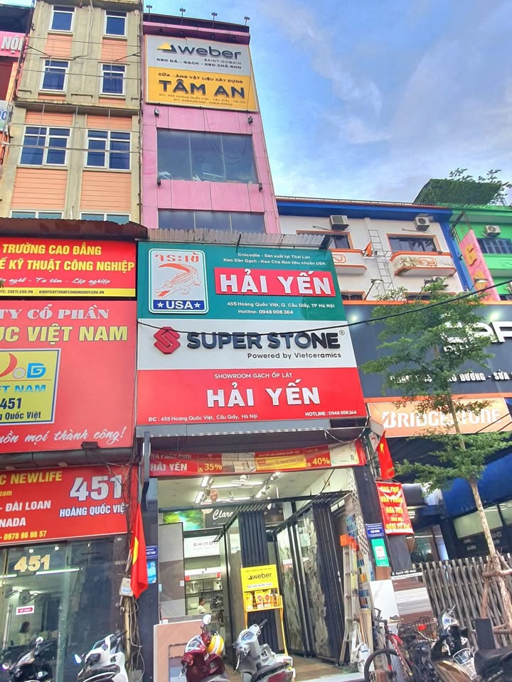 Nhà mặt phố Hoàng Quốc Việt 54m² giá 37 tỷ - Kinh doanh đỉnh cao!