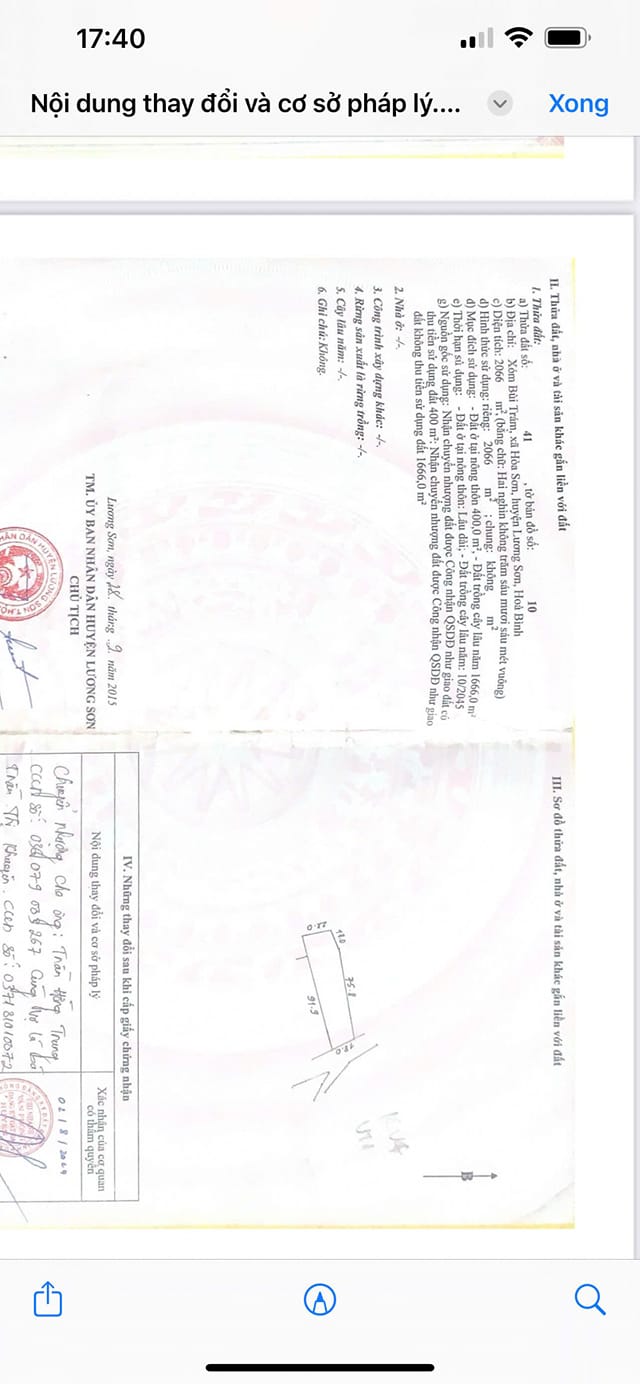 Đất nền Lương Sơn 2066m² giá thỏa thuận - Đầu tư sinh lời bền vững!