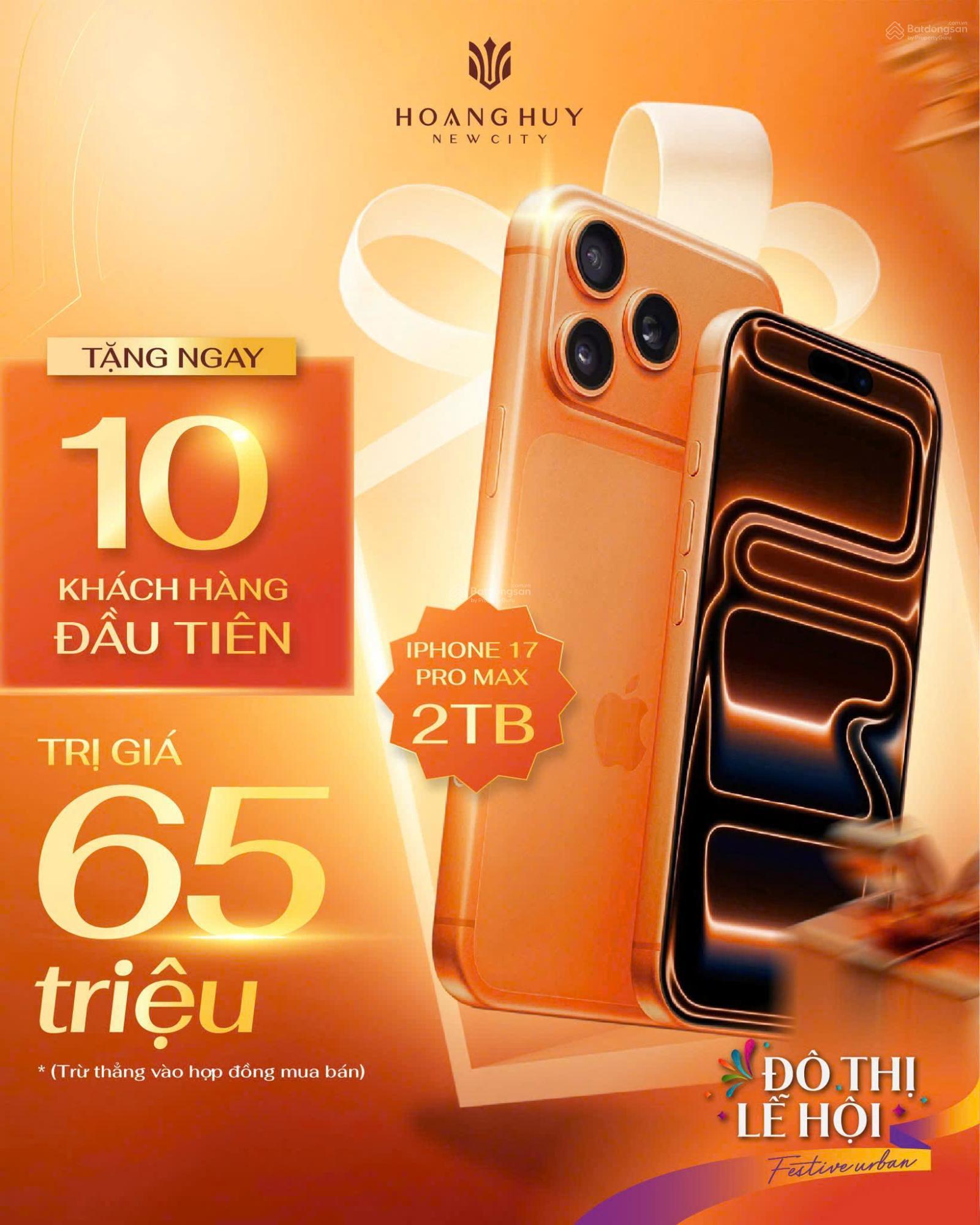 Townhouse Hoàng Huy New City Thủy Nguyên 82.5m² giá 9.9 tỷ - Mở bán tuần lễ vàng hấp dẫn!