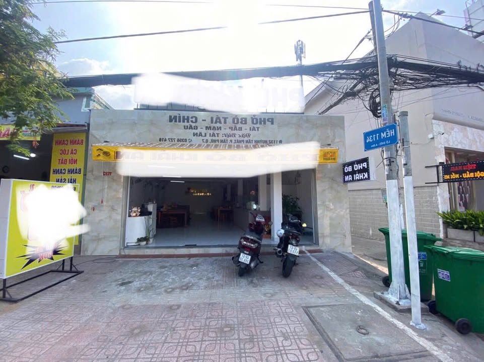 Cho thuê FrontHouse mặt tiền Huỳnh Tấn Phát Q7 165m² giá 35 triệu - Nhà mới đẹp, tiện nghi!