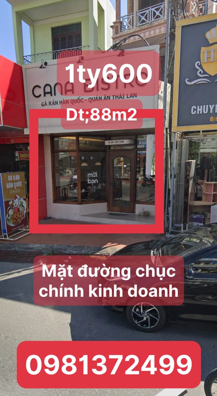 Đất mặt đường chính TT Quất Lâm 88m² giá 1.6 tỷ - Vị trí kinh doanh lý tưởng!