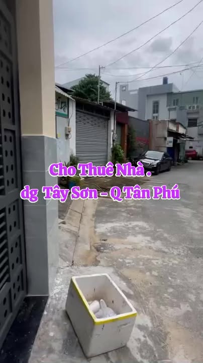 Cho thuê nhà mặt tiền Tây Sơn, Tân Phú - Diện tích 300m² - Sẵn sàng hoạt động ngay!