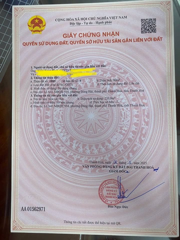 Bán nhà thô 4 tầng mặt đường Hoàng Quốc Việt, Hải Phòng, 80m² - Giá chỉ 5 tỷ!