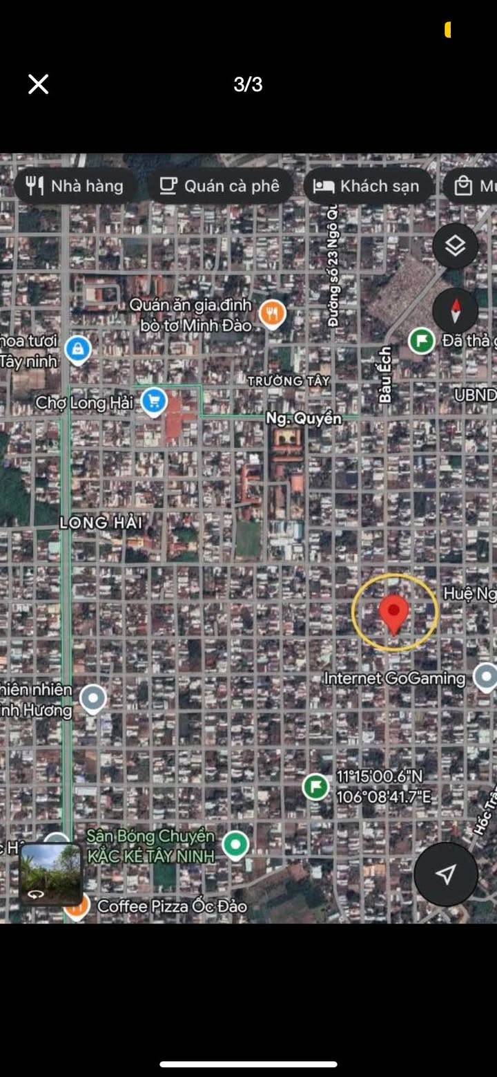 Đất nền đường Trần Phú, Long Hoa, Tây Ninh 90m² giá 500 triệu - Đầu tư sinh lời ngay!