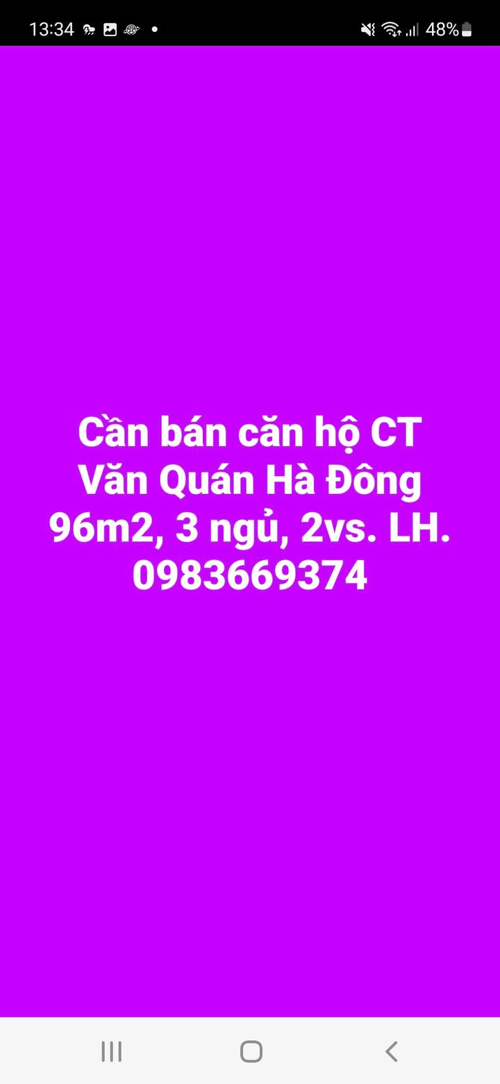 Căn hộ CT Văn Quán Hà Đông 96m² giá thỏa thuận - Không thể bỏ lỡ!