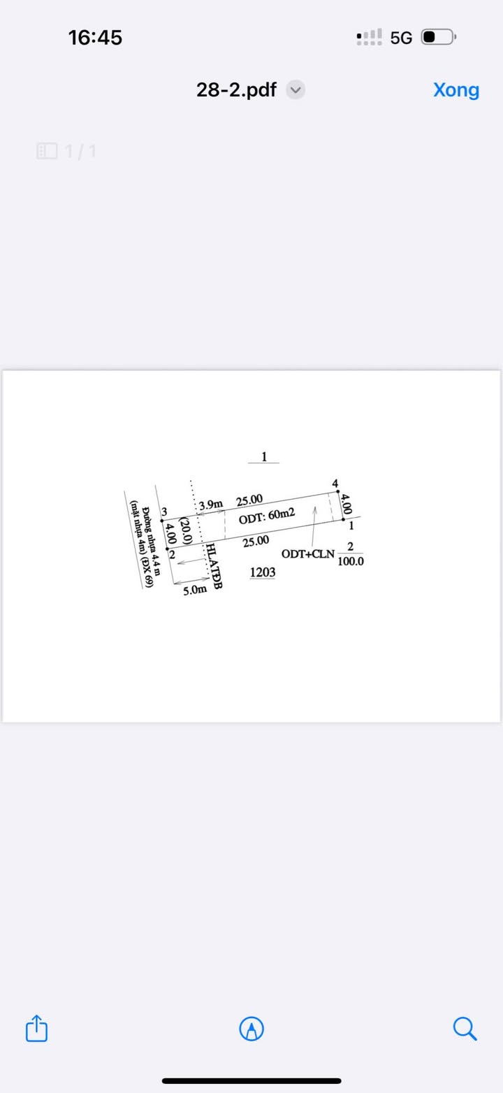 Đất nền Phú An, Bến Cát 200m² giá 1.1 tỷ - Cơ hội đầu tư hấp dẫn!