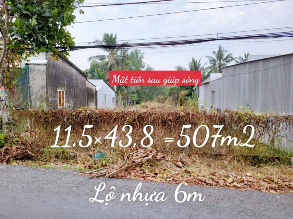 Đất nền biệt thự 2 mặt tiền Trường Long 507m² giá 2 tỷ - Đầu tư sinh lời cao!