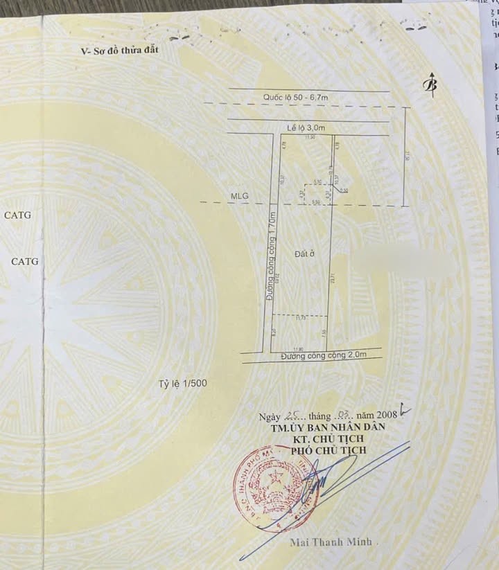 Đất mặt tiền Quốc lộ 50, Phường Mỹ Phong, 542m² giá 10 tỷ - Đầu tư sinh lời ngay!