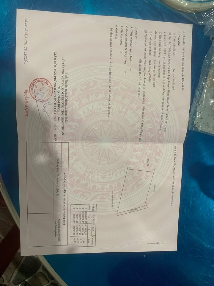 Đất nền chính chủ Tân Lập, Hàm Thuận Nam, 2000m² - Giá chỉ 1.5 tỷ, sổ hồng có sẵn!