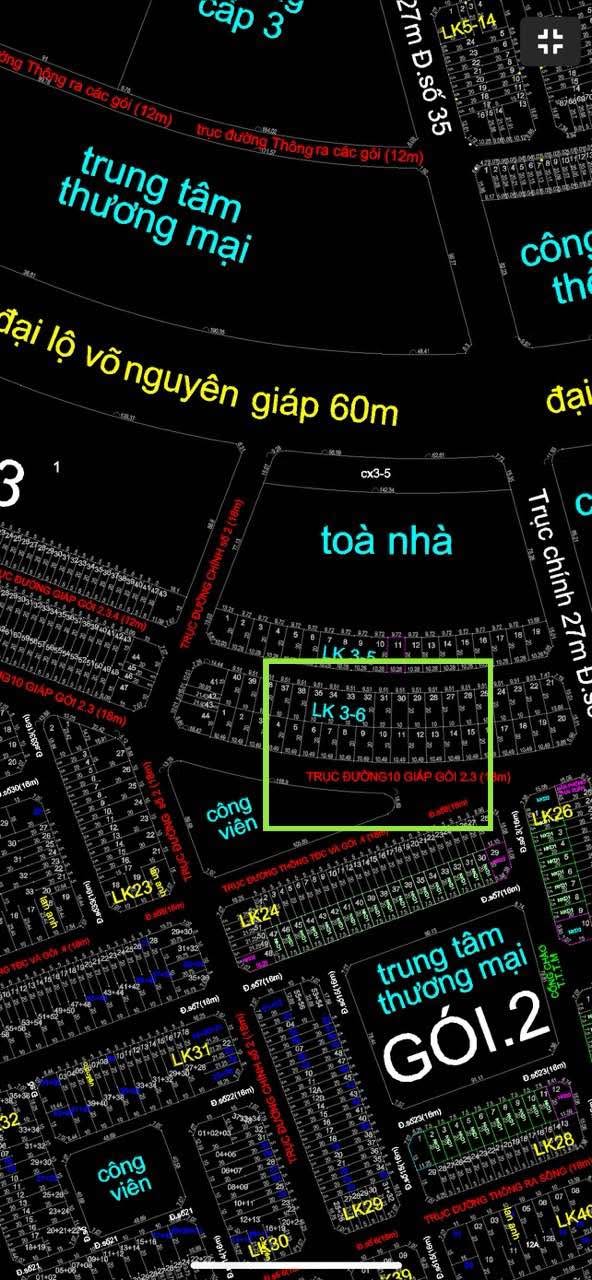 Đất nền KĐT Mỹ Gia Nha Trang 205m² giá 5.9 tỷ - Hướng Nam view công viên mát mẻ!