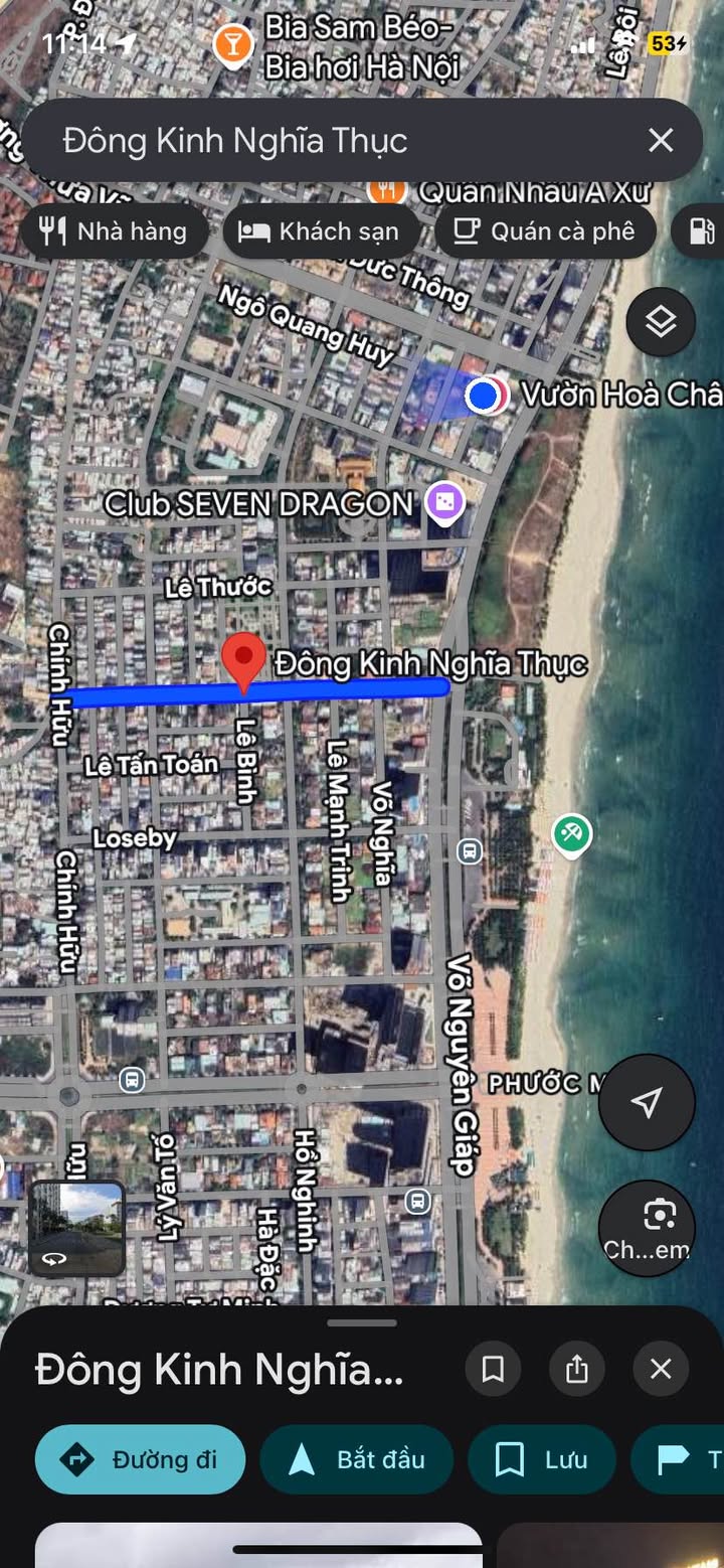 Đất nền Đường Đông Kinh Nghĩa Thục, Sơn Trà 95m² giá 16 tỷ - Cơ hội đầu tư hiếm có!