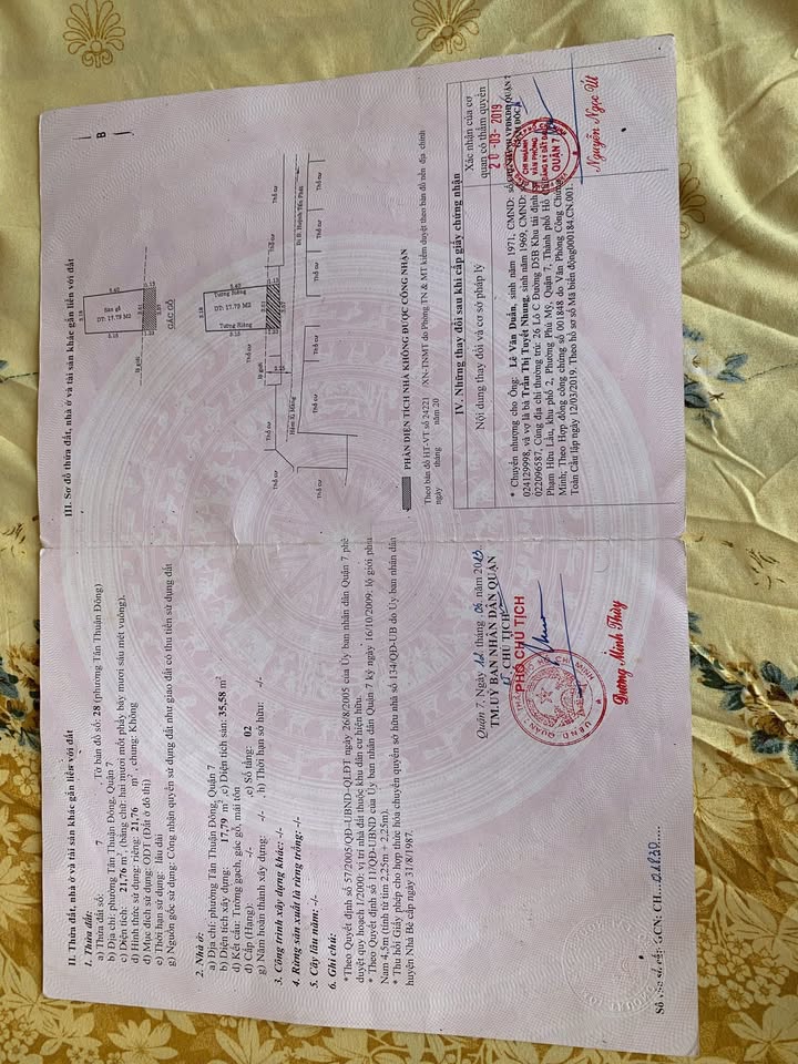 Nhà Hẻm 39 Lưu Trọng Lư Quận 7 giá 2.7 tỷ - Chính chủ bán gấp!