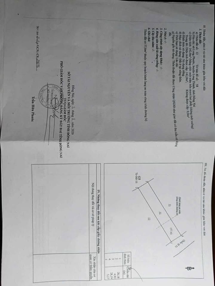 Đất nền mặt tiền Quốc lộ 51, xã Long Phước, 140m² - Vị trí kinh doanh lý tưởng!