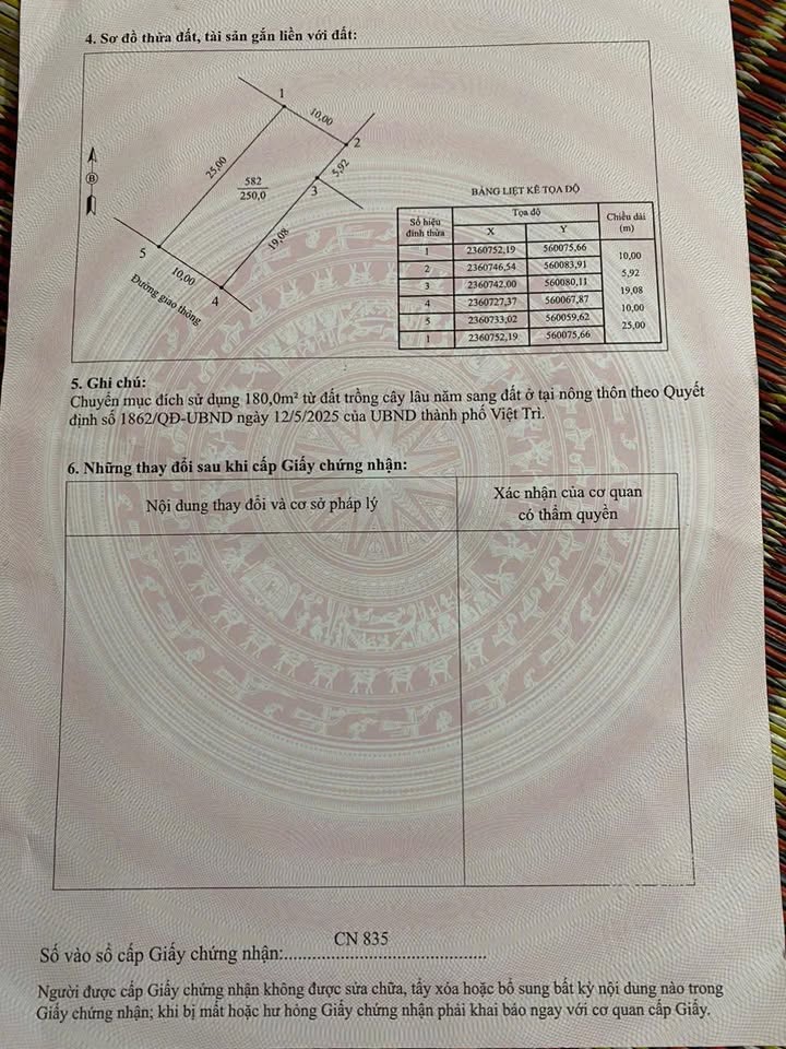 Đất nền kinh doanh Phường Thanh Đình, Việt Trì 250m² giá 4 tỷ - Cơ hội đầu tư hấp dẫn!