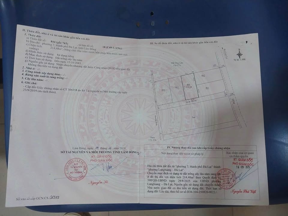 Đất phường 7, Đà Lạt 214m² - Full xây dựng, giá thỏa thuận!