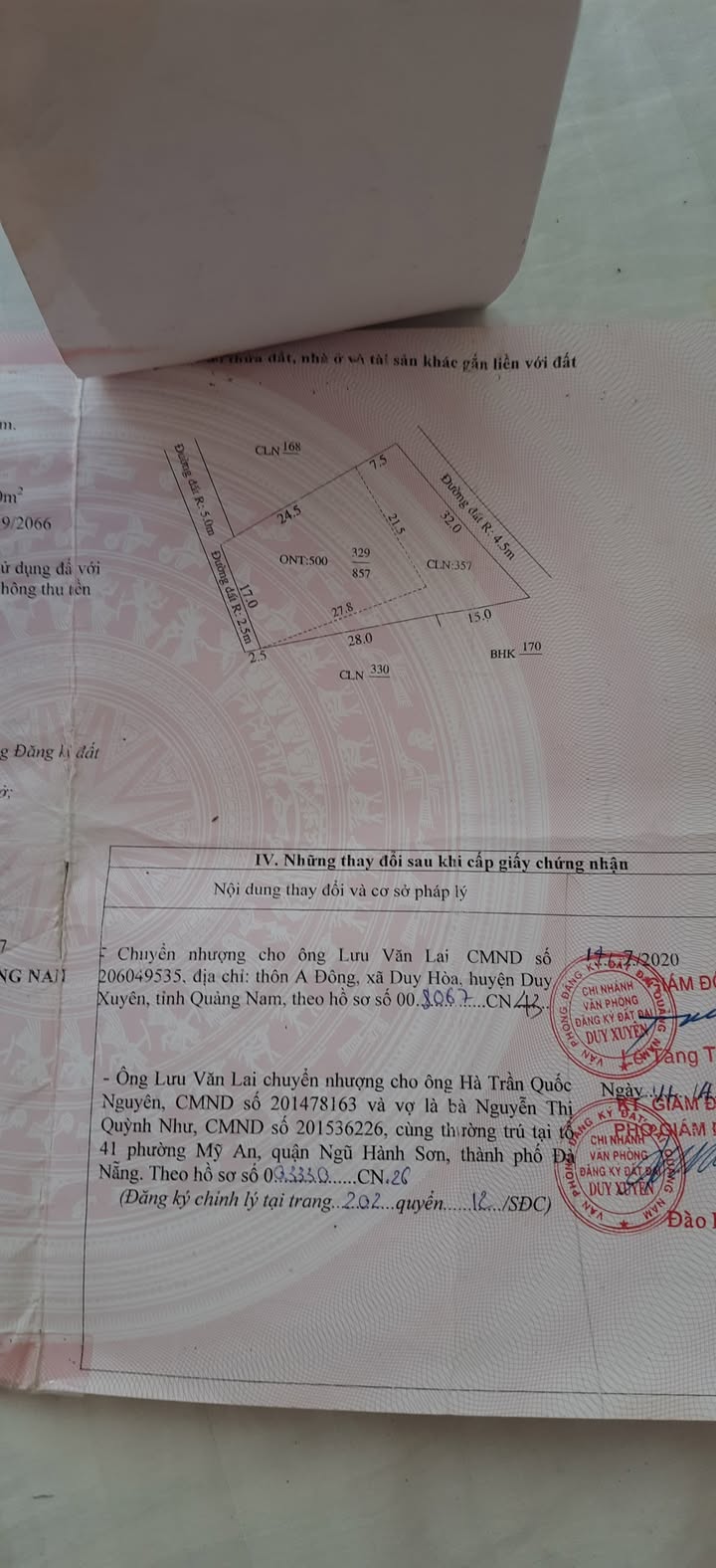 Đất thổ cư chính chủ xã Thu Bồn, Duy Xuyên 857m² giá 2.7 tỷ - Đầu tư sinh lời ngay!