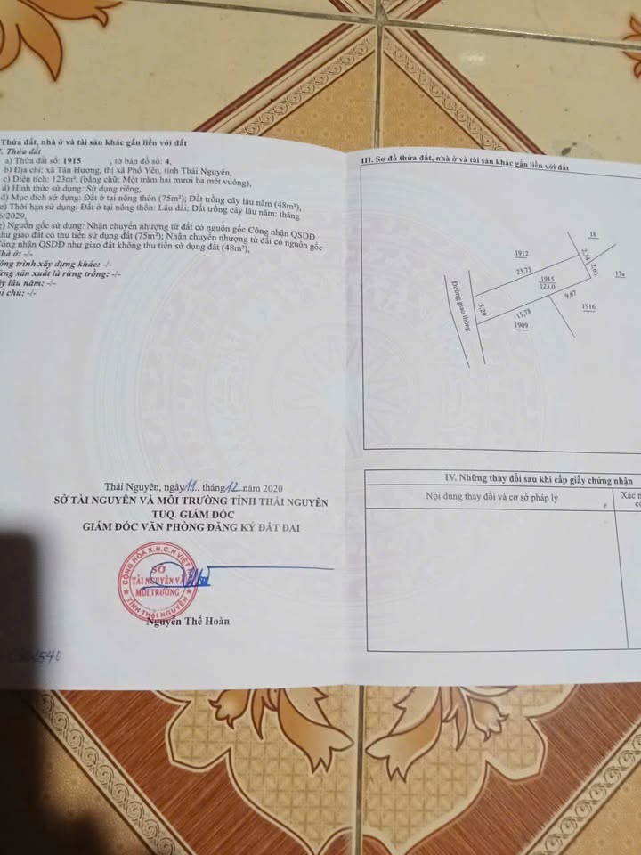 Đất nền Vạn Xuân Thái Nguyên 123m² giá 2 tỷ - Cơ hội đầu tư hấp dẫn!