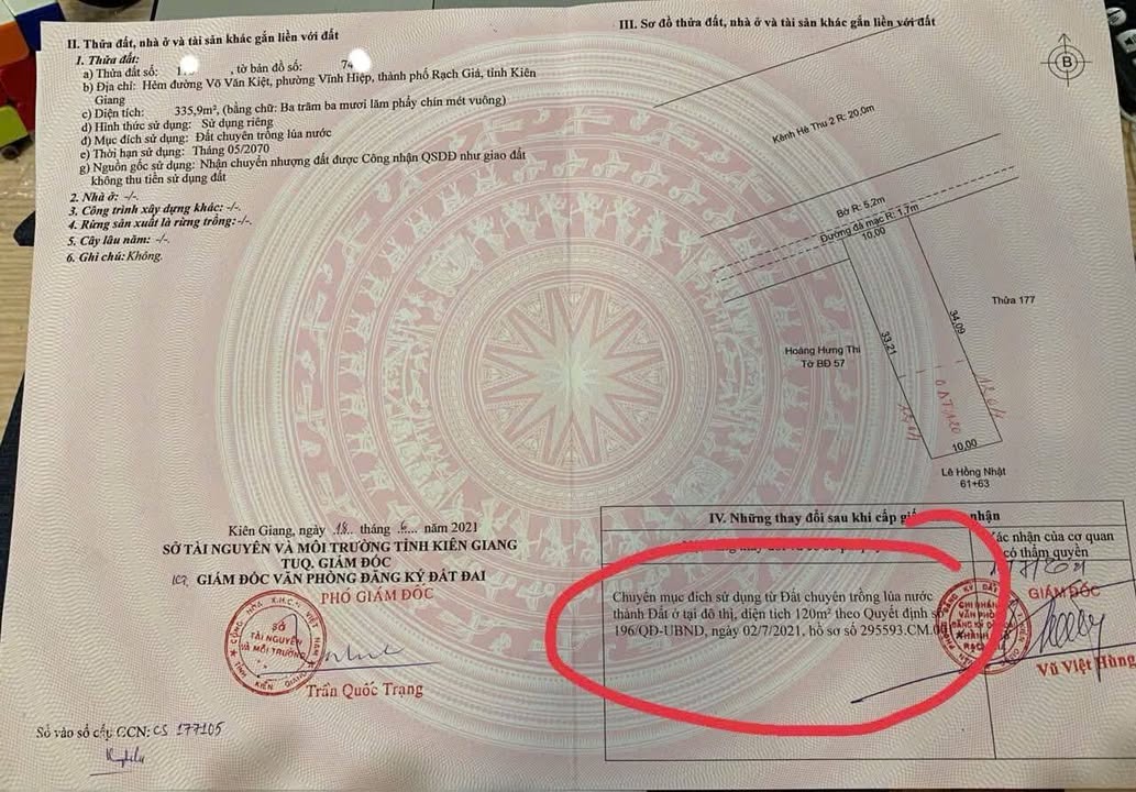 Đất nền Rạch Giá 340m² giá 1.5 tỷ - View sông tuyệt đẹp!