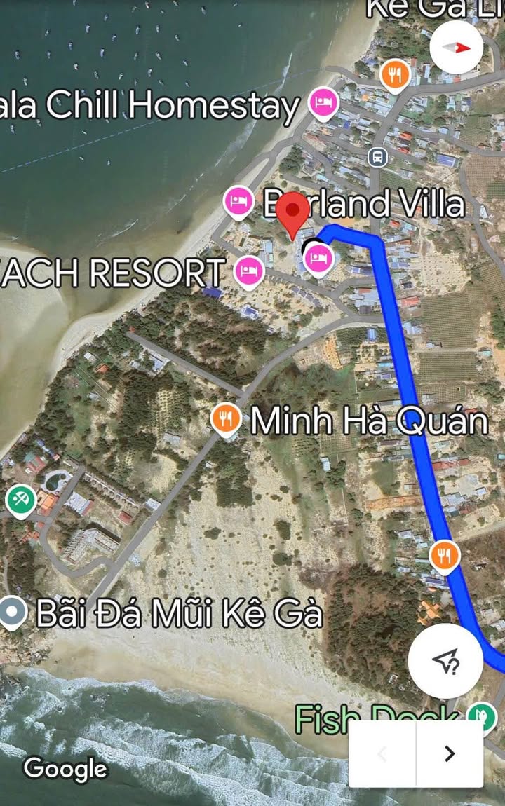 Đất Kê Gà, Tân Thành 1500m² giá 12 tỷ - Cách biển chỉ 70m!