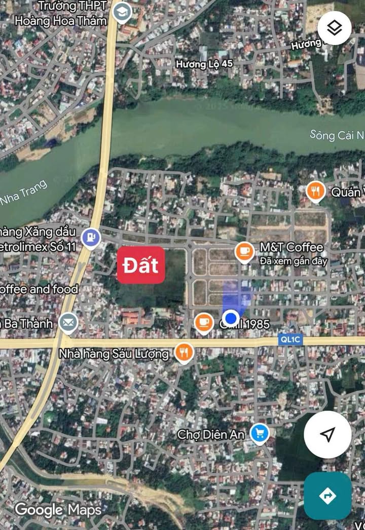 Đất nền Diên An 915m² giá 1.83 tỷ - Quy hoạch thổ cư 100%!