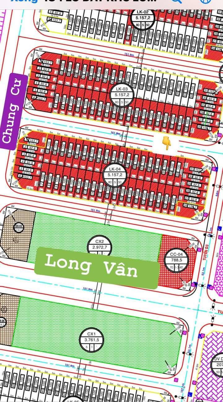 Đất nền LK3 Long Vân, Quy Nhơn 92m² giá 3.5 tỷ - Cơ hội đầu tư hấp dẫn!