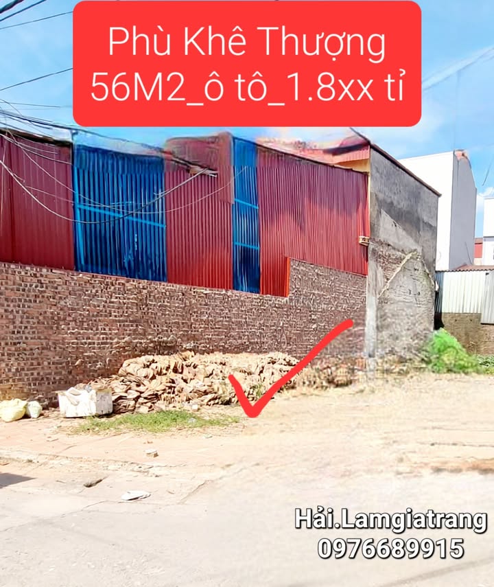 Đất Phù Khê Từ Sơn 56m² giá 1.8 tỷ - Ô tô vào tận nơi!