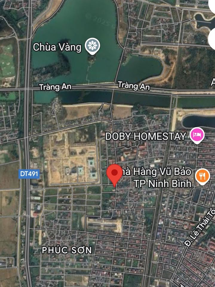 Bán đất mặt đường Lương Văn Tụy, Ninh Bình, 114m² - Hướng Bắc, giá 12 tỷ thương lượng