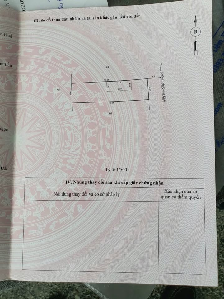 Đất thổ cư 366m² mặt tiền đường Trần Quang Khải, Phú Hội - Cơ hội đầu tư không thể bỏ lỡ!