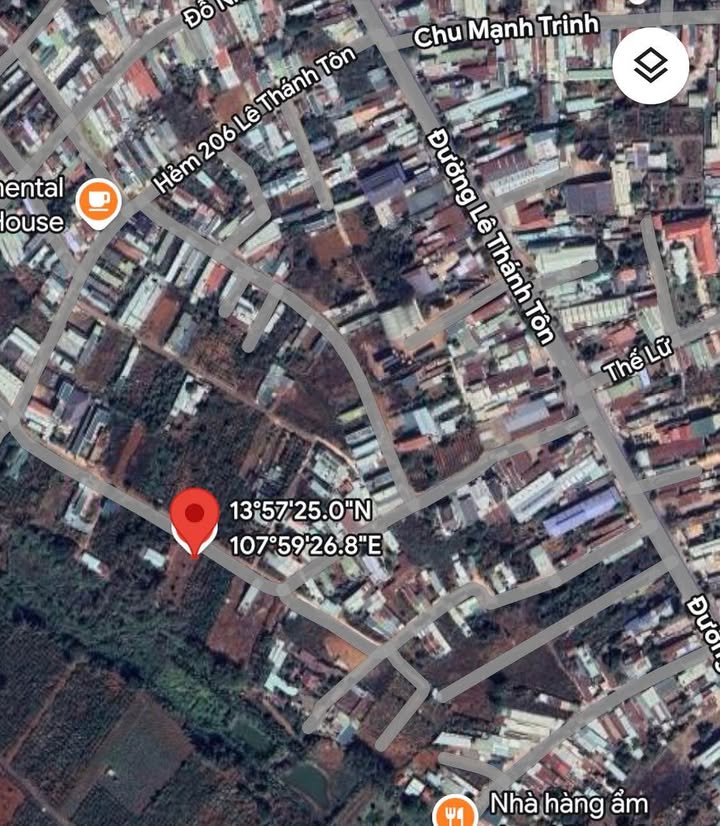 Đất nền Lê Thánh Tôn Pleiku 510m² giá 2 tỷ - Vị trí đắc địa gần chợ đêm