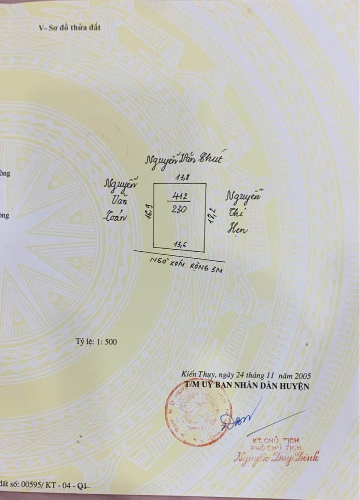Đất nền 230m² tại Đại Trà, Kiến Thụy giá chỉ 3,35 tỷ - Đầu tư sinh lời ngay!