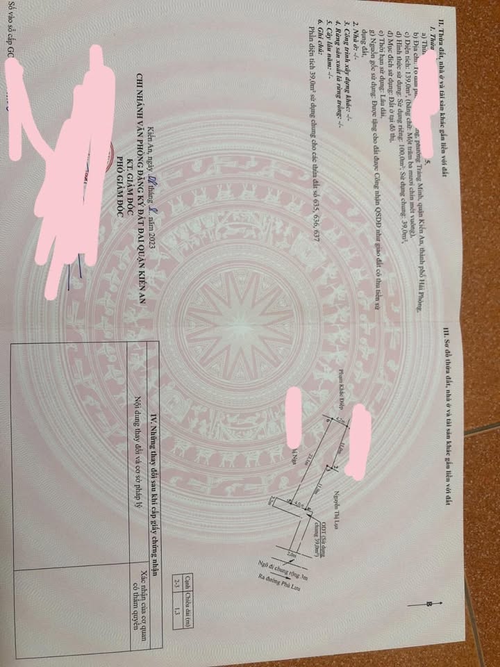 Đất Kiến An 100m² giá thỏa thuận - Sổ đỏ chính chủ, có móng nhà 3 tầng sẵn sàng!