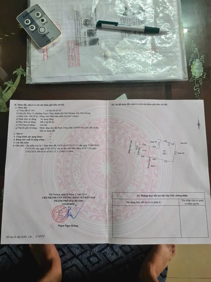 Đất mặt phố Ngọc Uyên, Hải Dương 100m² giá 4 tỷ - Phù hợp xây nhà vườn!