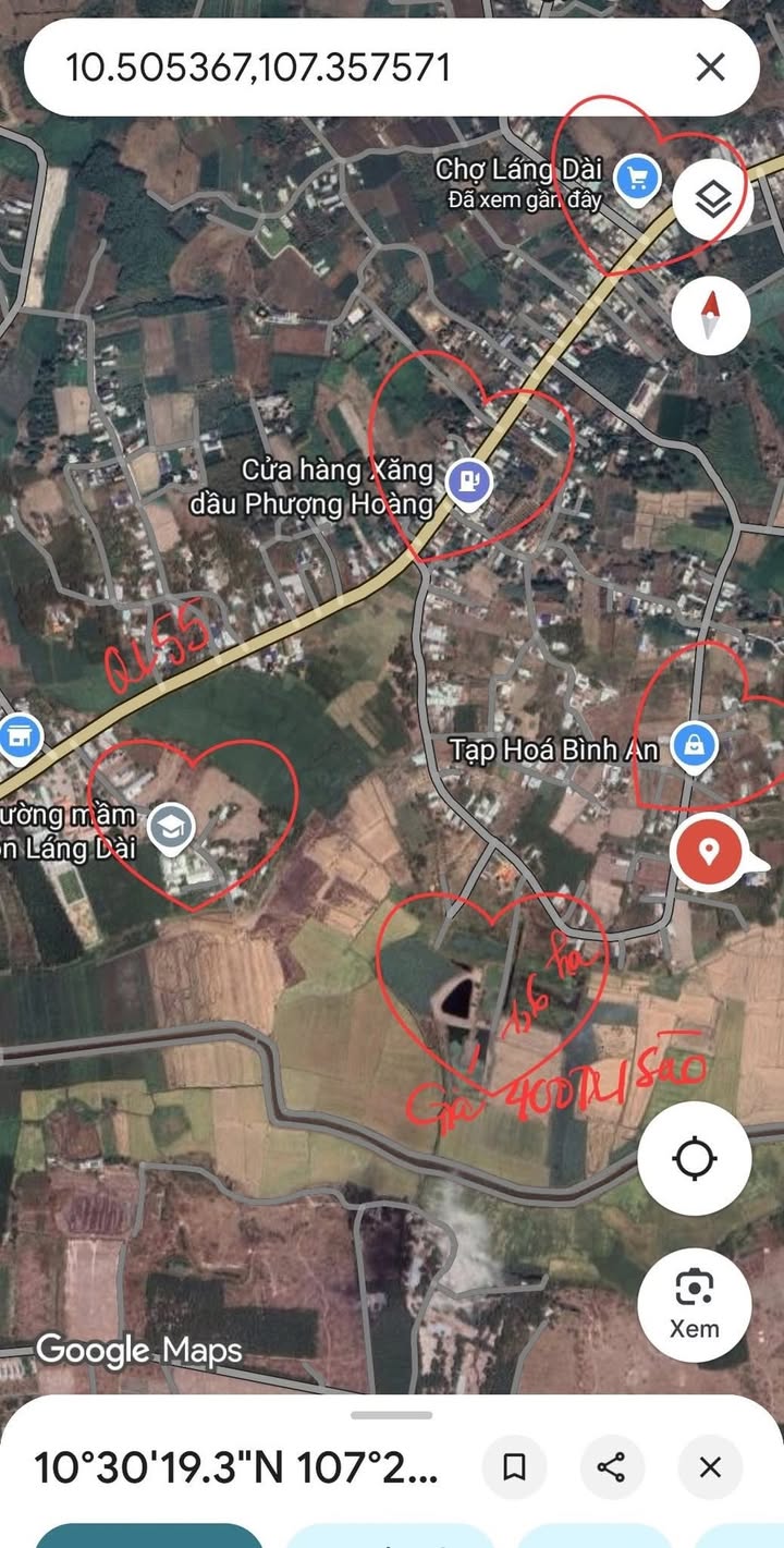 Đất nền Láng Dài 16.000m² giá 6.4 tỷ - View sân golf cực đỉnh!