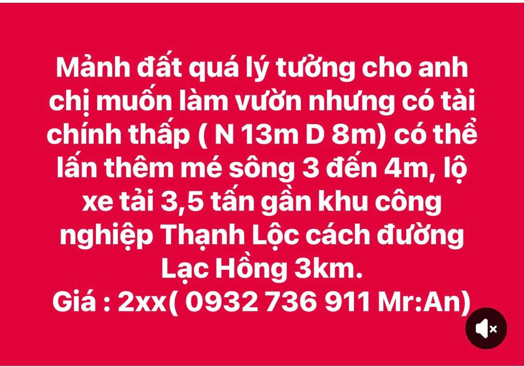 Đất nền Rạch Giá 103m² gần KCN Thạnh Lộc - Tiềm năng đầu tư cao!
