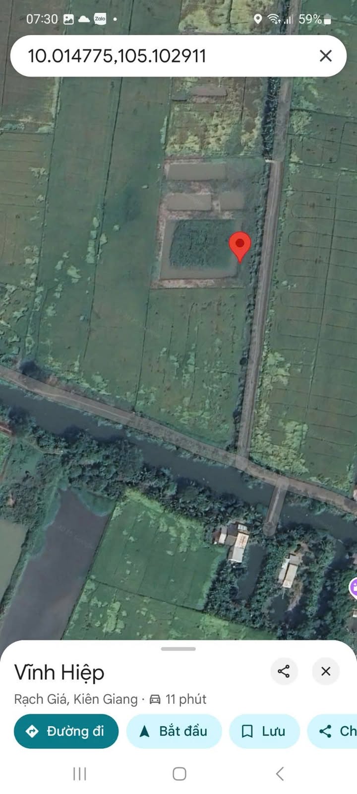 Đất vườn 2400m² tại Vĩnh Hiệp, Rạch Giá - Giá đầu tư chỉ 850 triệu!