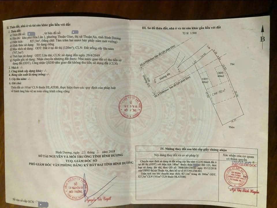 Đất nền 827,5m² Thuận Giao - Giá chỉ 8,2 tỷ, Xây dựng tự do!