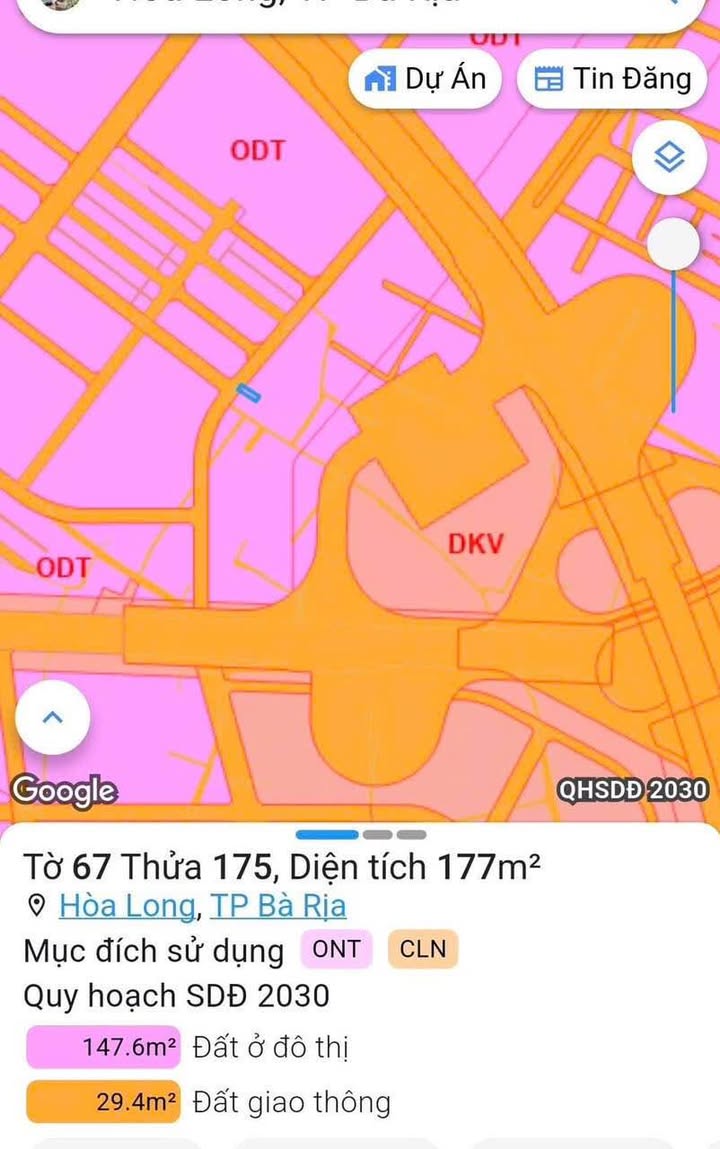 Đất nền Phường Tam Phước, Long Điền 175m² giá 1.5 tỷ - Đầu tư tiềm năng ngay sát nút giao cao tốc!