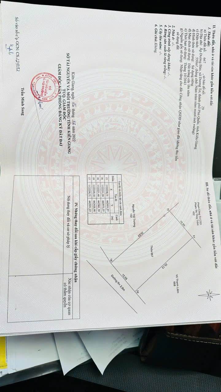 Đất nền mặt tiền Trần Hưng Đạo Phú Quốc 7500m² - Giá tốt, cơ hội đầu tư sinh lời!